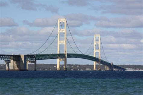 Michigan Exposures The Mackinac Bridge In October