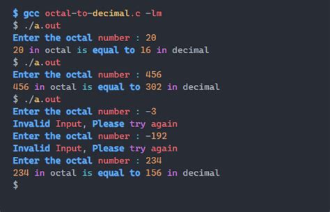 Program To Convert Octal To Decimal In C Language Sillycodes