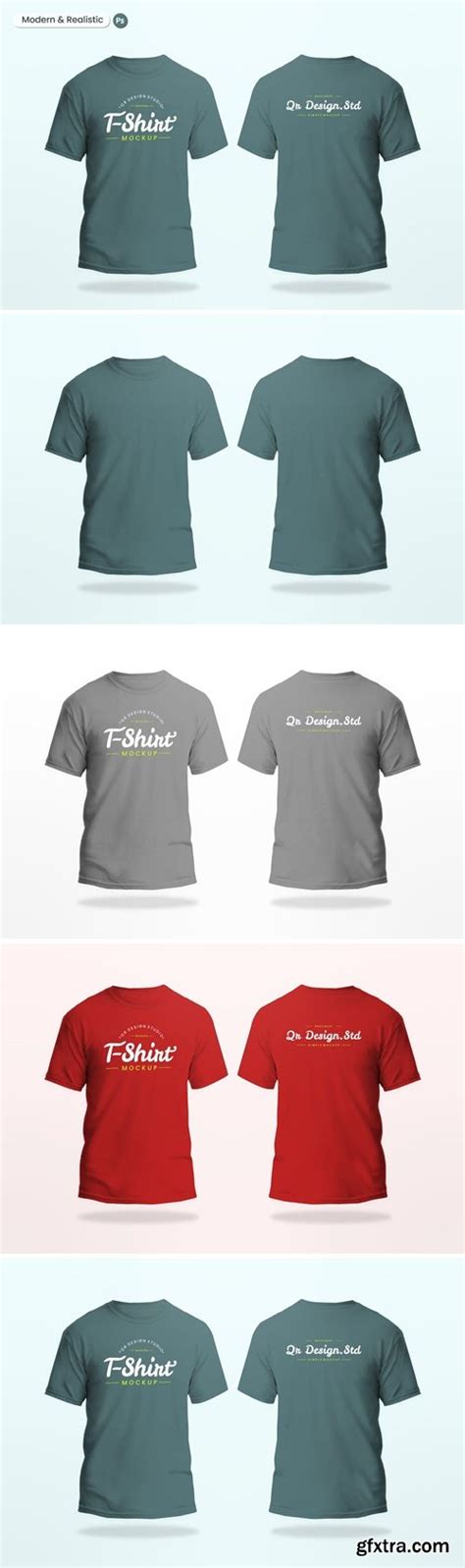 Front And Back T Shirt Mockup Jrcy49f Gfxtra