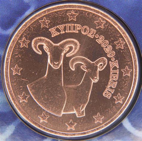 Cyprus Euro Coins Unc 2020 Value Mintage And Images At Euro Coinstv
