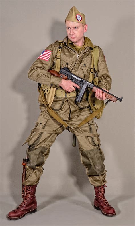 Military Uniform Us Soldiers Ww2 Airborne 02 By