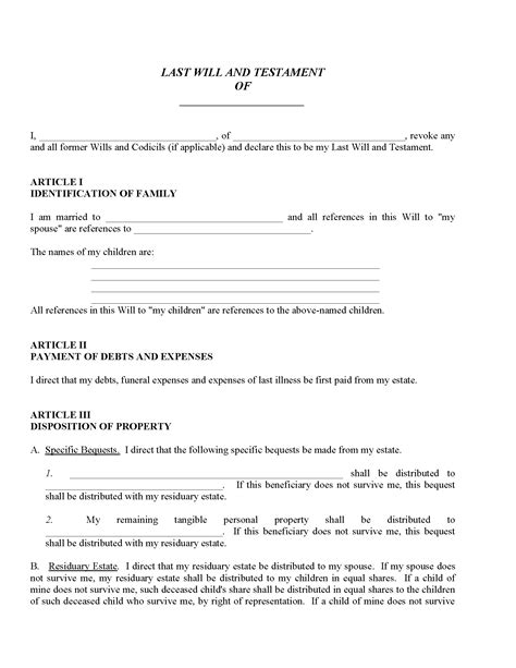 Arkansas Do It Yourself Will Free Printable Legal Forms