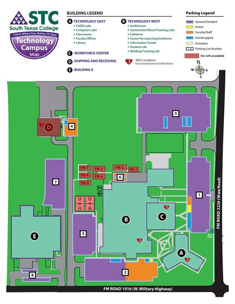 South Texas College Pecan Campus Map Florida Zip Code Map