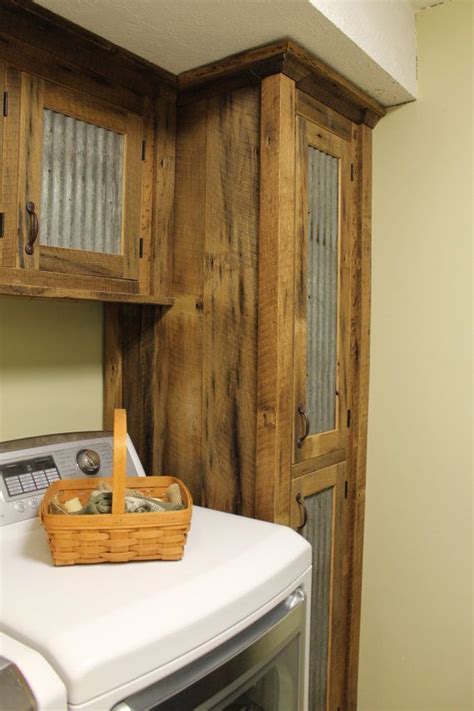 Custom sizing and designs of pierced tin panels is our specialty. Rustic Tall Storage- Reclaimed Barn Wood Cabinet w/Tin ...