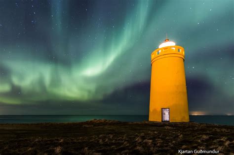 Holmsberg Lighthouse And Northern Lights Beautiful Lighthouse