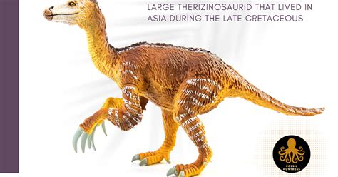 Fossil Huntress Therizinosaurus Cretaceous Scythe Lizard