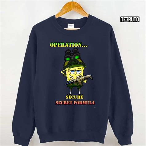Tactical Spongebob Unisex T Shirt Teeruto