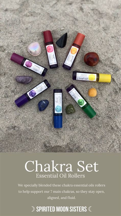 Chakra Essential Oil Set To Help Support And Balance The 7 Main Chakra Energy Centers