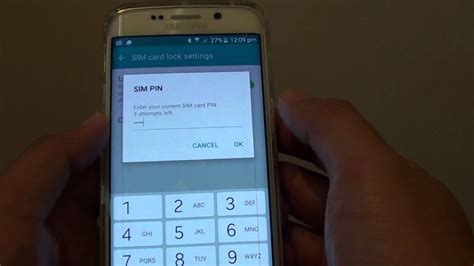 Samsung Galaxy S6 Edge How To Change Sim Card Pin Youtube