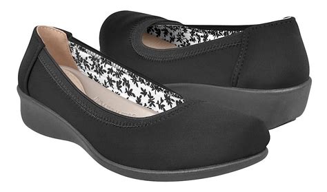 Zapatos Casuales Para Dama Comfort Fit 17386 Negro Envío Gratis