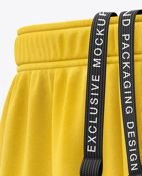 Download Men's Shorts Mockup in Apparel Mockups on Yellow Images Object Mockups