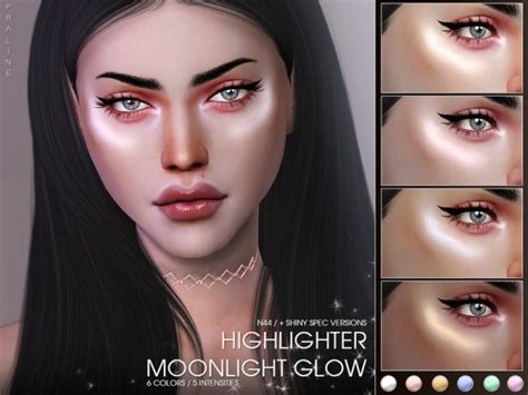 The Sims Resource Moonlight Glow Highlighter N44 By Pralinesims Sims