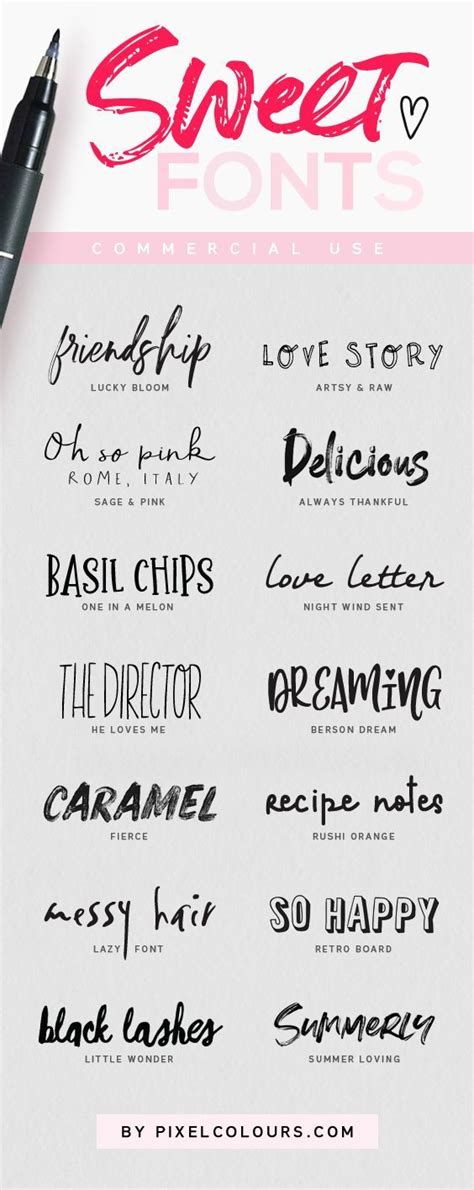 Sweet Fonts Lettering Lettering Fonts Hand Lettering Fonts
