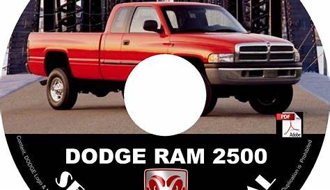 1997 Dodge RAM 2500 Factory Service Repair Shop Manual on CD Fix Repair