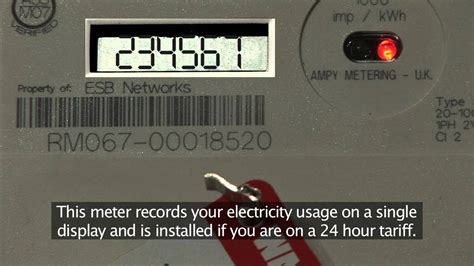 How To Read An Electronic Meter Youtube
