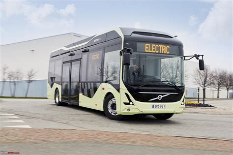 Volvos First All Electric Bus Begins Public Road Tests Team Bhp