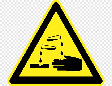 Corrosive Substance Hazard Symbol Corrosion Acid Warning Sign Material