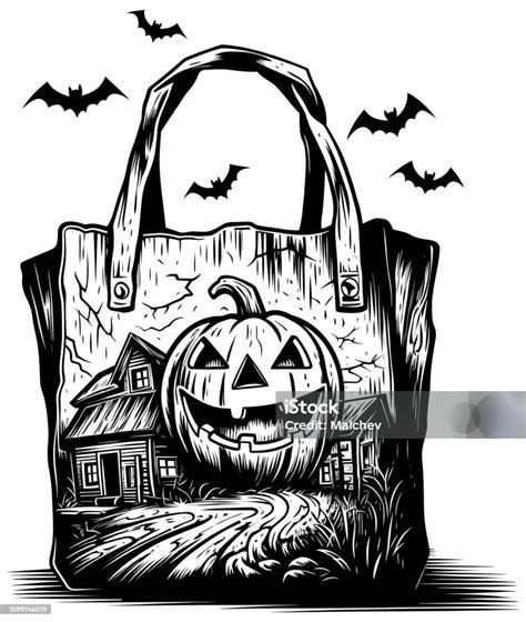 Trick Or Treat Bag Stock Illustration Download Image Now Halloween