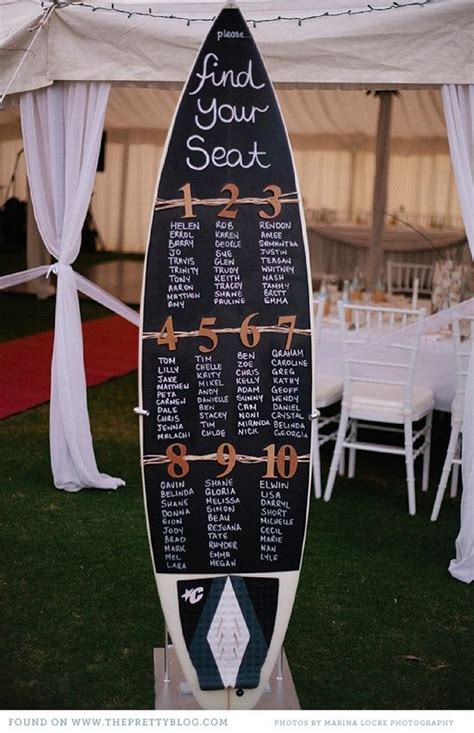Awesome Seating Plan For A Beach Wedding Surf Wedding Dream Beach