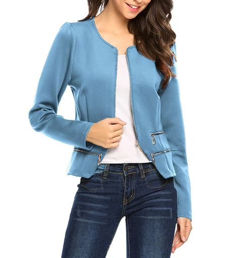 Üstelik women's blue jackets aramanızı ücretsiz kargo, hızlı teslimat veya ücretsiz iadeye göre de filtreleyebilirsiniz! Women's Short Zipper Blue Jacket - Jackets Maker