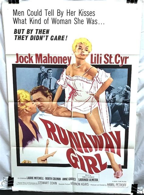 Runaway Girl 1965 One Sheet Poster
