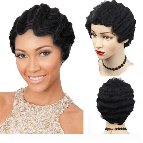 30 Short Finger Wave Wig Fashion Style