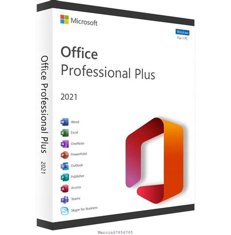 Microsoft Office Professional Plus 2021 Licencja Box Z Pendrivem Usb