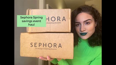 Sephora Vib Sale Haul Youtube