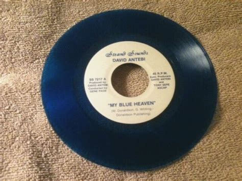 David Antebi My Blue Heaven Blue Vinyl Bw Errol Dixon Carplina Beach