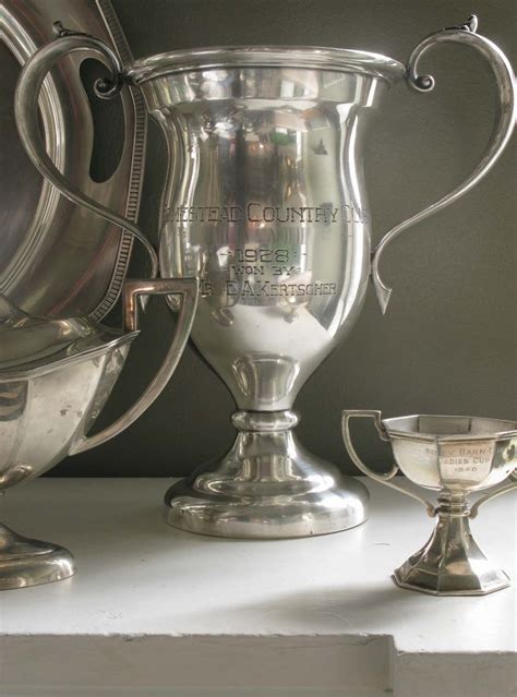 Object Of The Day Antique Silver Trophies