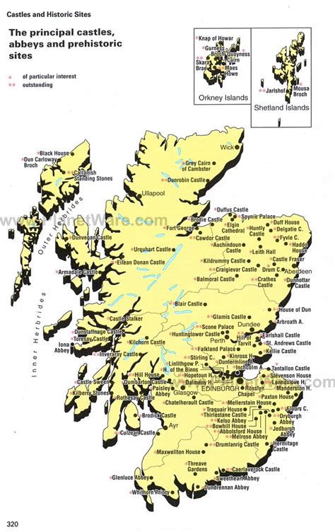 Castles Of Scotland Map Oconto County Plat Map