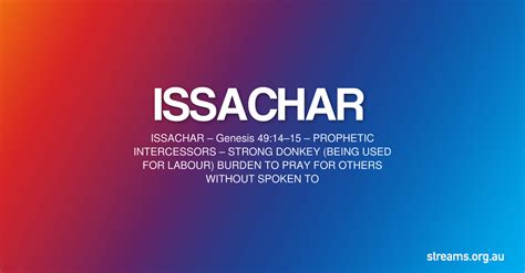 5 Issachar Tribes Streams International