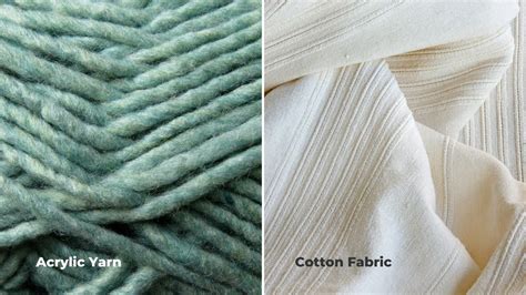 Acrylic Yarn Vs Cotton Fabric Which Is Better Green Nettle Textiles
