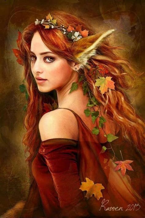 Redheaded Elven Beauty Fantasy Art Elves Elf Hadas Hermosas Hadas