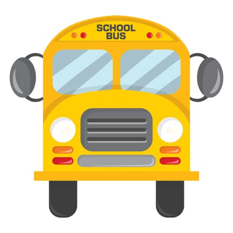 School Bus Front Side Transparent Png And Svg Vector File