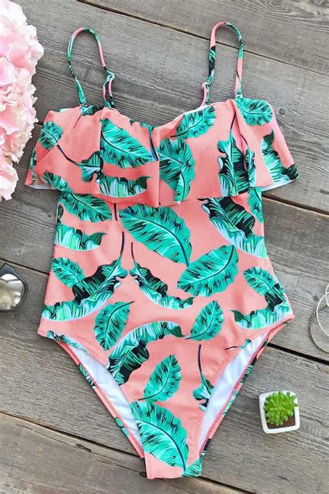 cupshe rozen maiden print bikini set flattering swimsuits cute swimsuits women swimsuits