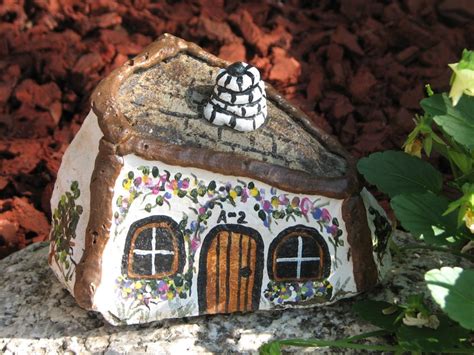 44 Best Images About Painted Rock Fairy Houses On