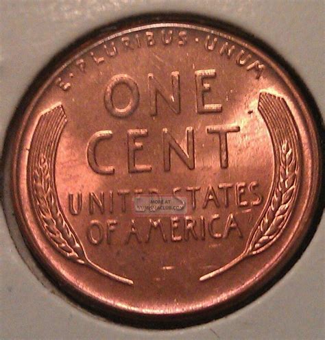 1958 P Lincoln Cent Wheat Penny Brilliant Red Gem Bu Uncirculated