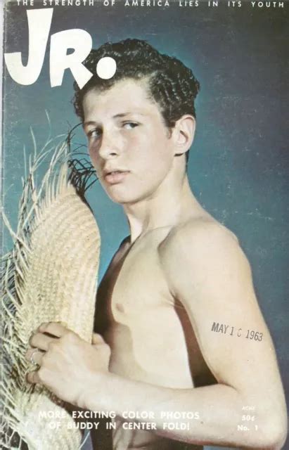 Jr Vol1 No1 Premier Issue June 1963 Vintage Male Beefcake Magazine
