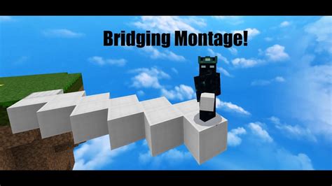 Minecraft Bedrock Bridging Montage Youtube