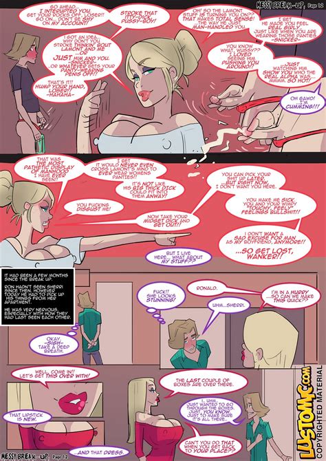 Lustomic Messy Break Up Porn Comix One