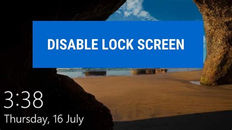 Disable Lock Screen In Windows 10 8 1 Windows Server 2016 Mobile Legends