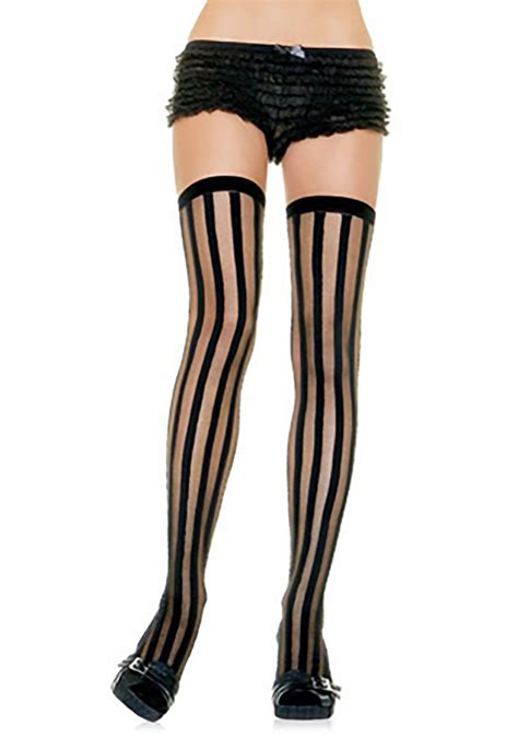 Thigh High Striped Women S Stockings