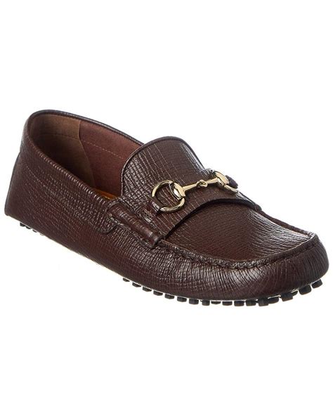 Gucci Horsebit Leather Loafer In Brown For Men Lyst