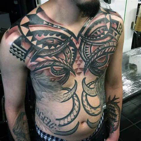 Update More Than Tribal Chest Tattoo Designs Super Hot Vova Edu Vn