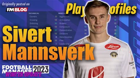 Sivert Mannsverk Player Profiles 10 Years In Football Manager 2023 Winter Update Youtube
