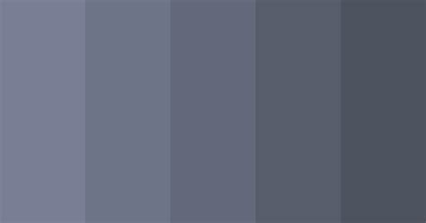 Blue Grey Dark Gradient Color Scheme Blue