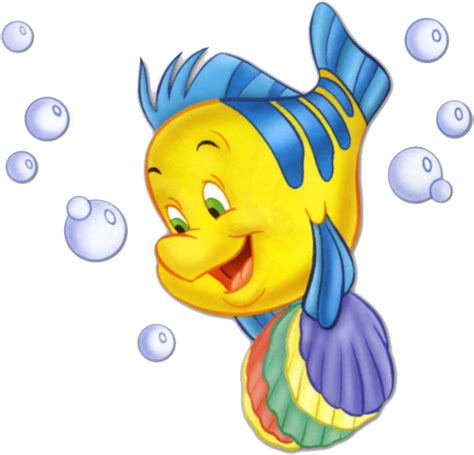 Flounder Little Mermaid Png Free Logo Image