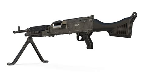 M240b Machine Gun 3d Model 119 Max Fbx Obj Dae Free3d