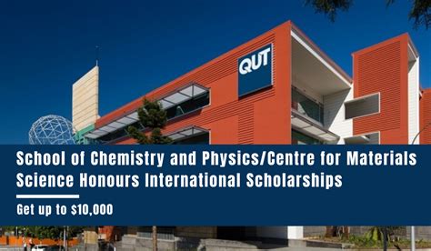 School Of Chemistry And Physicscentre For Materials Science Honours
